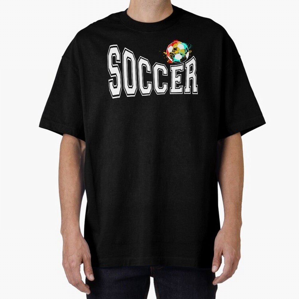 Football World Cup 2026 Oversized T-Shirt Share FIFA World Cup 2026 USA Canada Mexico for Fans of CR7 and Argentina, France and Brazil, Bringing Football Festival Excitement, Trophy Ambitions, Country Rivalries and Star Player Buzz; Perfect for