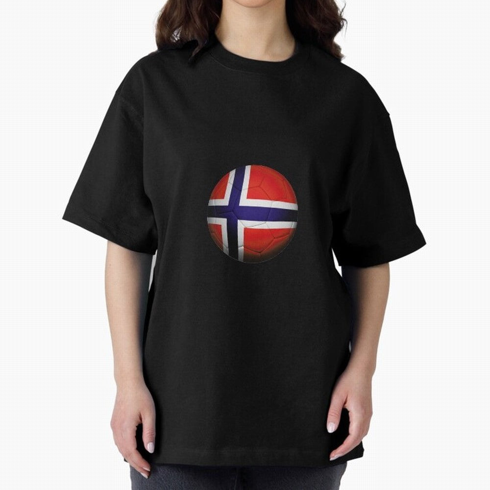 Norway Football Oversized T-Shirt Bring a Champion Mindset to Match Day Hype around FIFA World Cup 2026 USA Canada Mexico, Mbappe, Argentina, France and Brazil, Fan Favorite Moments, National Team Passion, Big Match Drama and Soccer History; Great