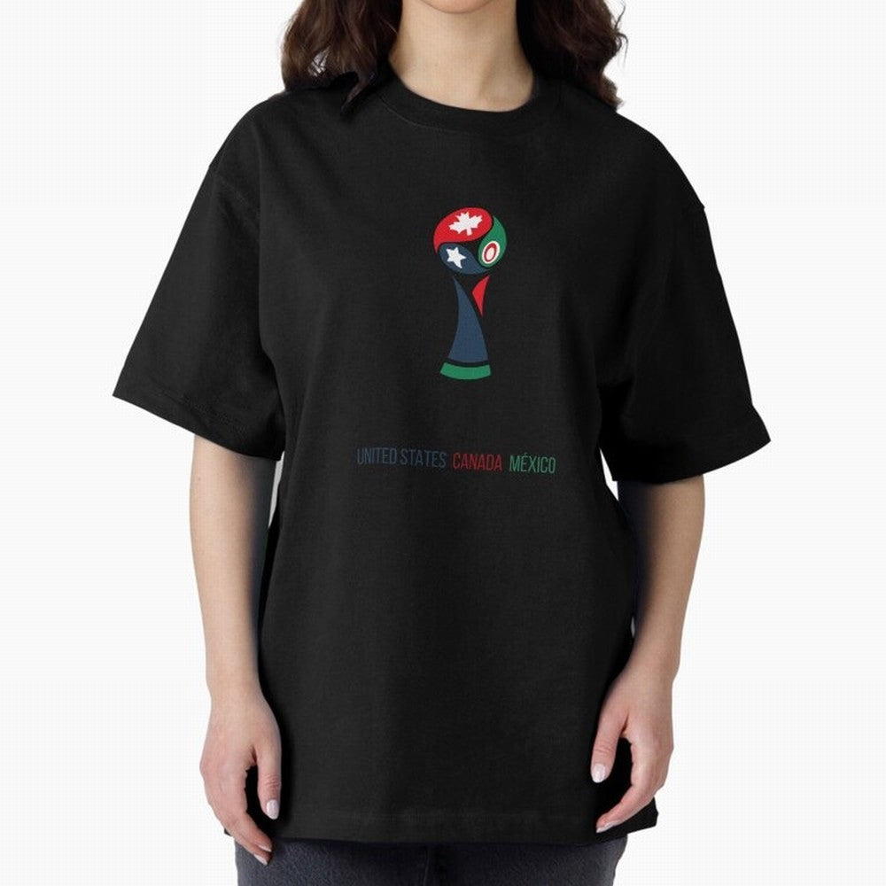 2026 World Cup Oversized T-Shirt Bring International Match Energy to Global Football Passion for FIFA World Cup 2026 USA Canada Mexico, Filled with Cristiano Ronaldo, Netherlands, Vintage Soccer Flavor, Modern Football Stars, National Flags and