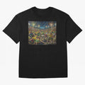Celebration at Brazilian Football Match World Cup 2026 Vibes Oversized T-Shirt Back the Journey through FIFA World Cup 2026 Group Stage Spirit, Capturing Spain, Neymar, Retro Football Energy, Iconic Rivalries, Trophy Chase Drama and Stadium