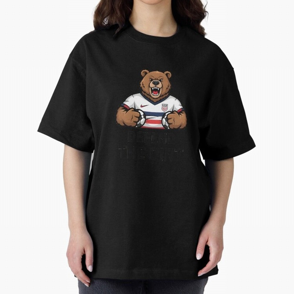 USA - World Cup 2026 Oversized T-Shirt Follow the Road to the FIFA World Cup 2026 USA Canada Mexico Journey through Messi, Neymar and Mbappe Highlights, England, France and Netherlands Pride, Vintage Soccer Flavor, Modern Football Stars, National