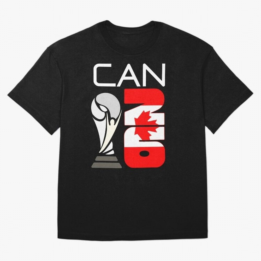 Canada 2026 Soccer World Cup Trophy Canadian Flag Design Oversized T-Shirt Fuel FIFA World Cup 2026 Group Stage for Fans of CR7 and Argentina and Brazil, Bringing Worldwide Fan Energy, Dramatic Goals, Stadium Lights and Championship Celebrations;