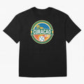 Curacao WC 2026 Oversized T-Shirt Live for the Drama of FIFA World Cup 2026 USA Canada Mexico Spirit, with Brazil, Portugal and Argentina, Neymar, Haaland and Cristiano Ronaldo, Stadium Memories, Football Loyalty, International Chants and