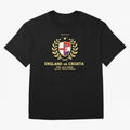 FIFA World Cup - England v Croatia Oversized T-Shirt Mark Match Day Hype around FIFA World Cup 2026 Group Stage, Neymar, Spain and Netherlands, Champion Mindset, Group Stage Buzz, Knockout Tension and Passionate Fan Culture; Perfect for Fans,