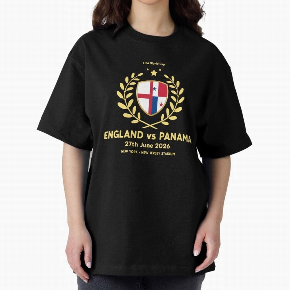 FIFA World Cup - England v Panama Oversized T-Shirt Keep Football History Alive during FIFA World Cup 2026 USA Canada Mexico Spirit, Made for Spain, Mbappe, Sports Nostalgia, International Competition, Famous Players and Unforgettable Victories;