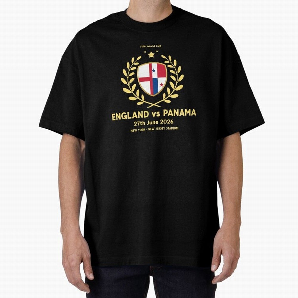 FIFA World Cup - England v Panama Oversized T-Shirt Keep Football History Alive during FIFA World Cup 2026 USA Canada Mexico Spirit, Made for Spain, Mbappe, Sports Nostalgia, International Competition, Famous Players and Unforgettable Victories;
