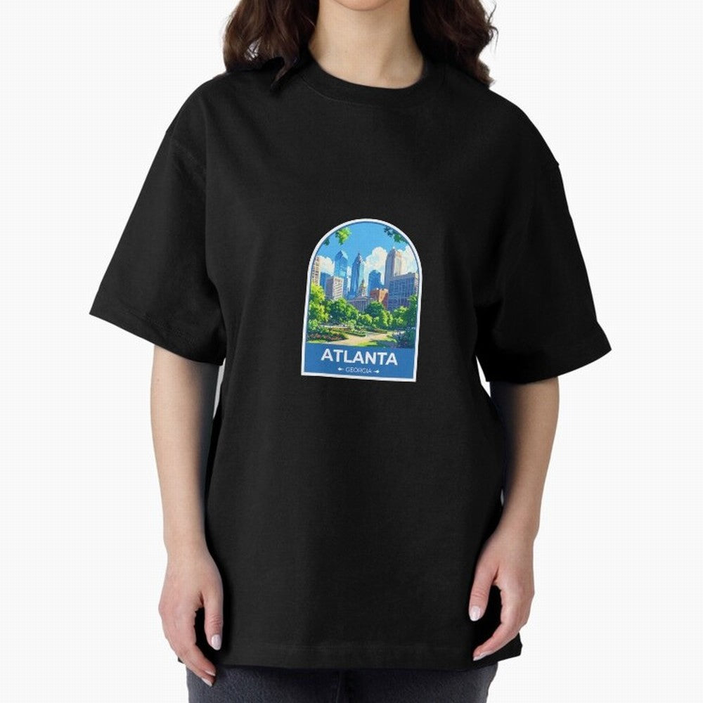 Atlanta Georgia Oversized T-Shirt Join Global Football Passion for FIFA World Cup 2026 USA Canada Mexico, Built around Messi, England, Football History, Final Match Energy, Crowd Noise and Once in a Lifetime Moments; Great for Supporters Who Love