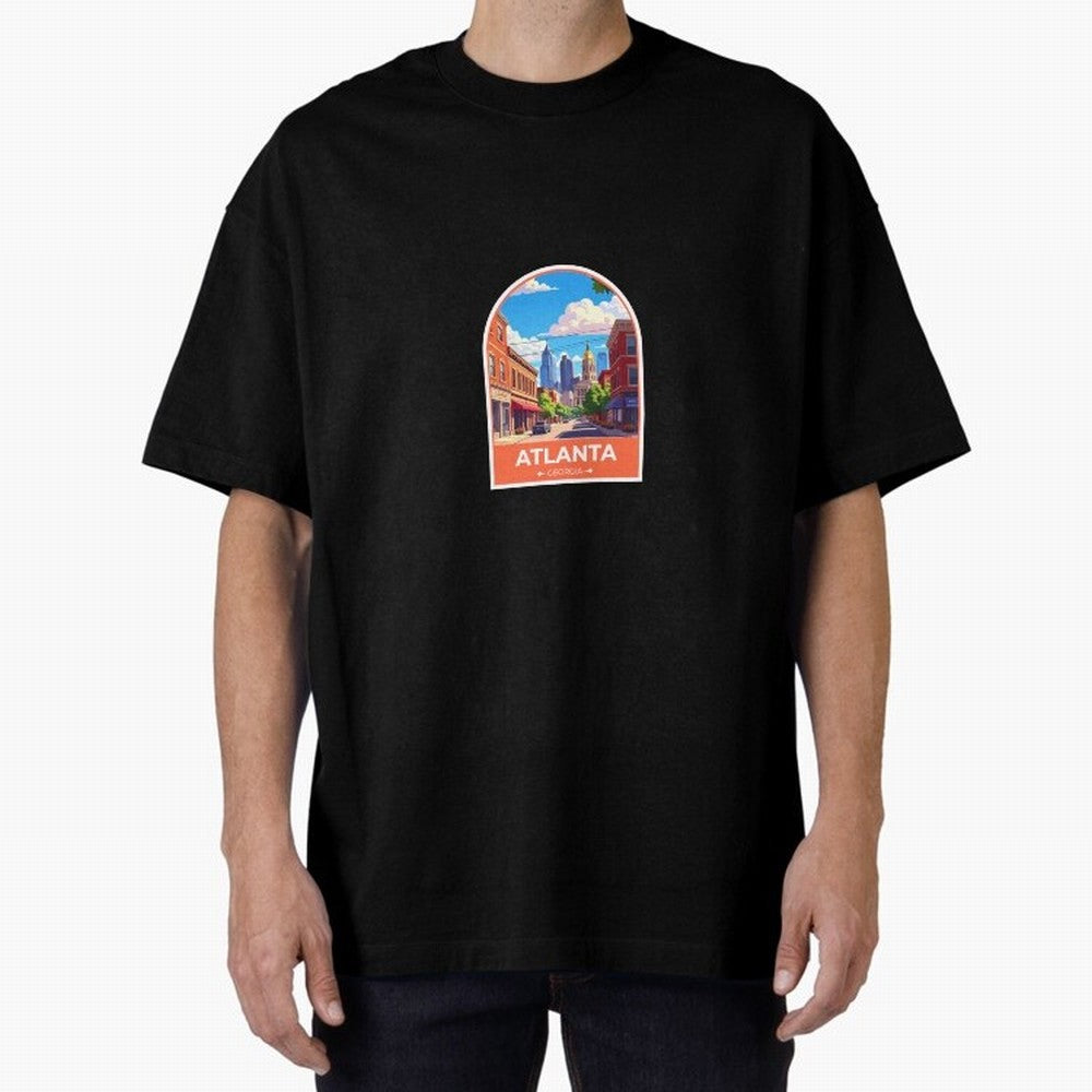 Atlanta Georgia Oversized T-Shirt Bring a Champion Mindset to FIFA World Cup 2026 for Fans of Messi, CR7 and Mbappe and Netherlands, Bringing Stadium Chants, National Pride, Trophy Dreams and Unforgettable Football Memories; Made for Collectors Who