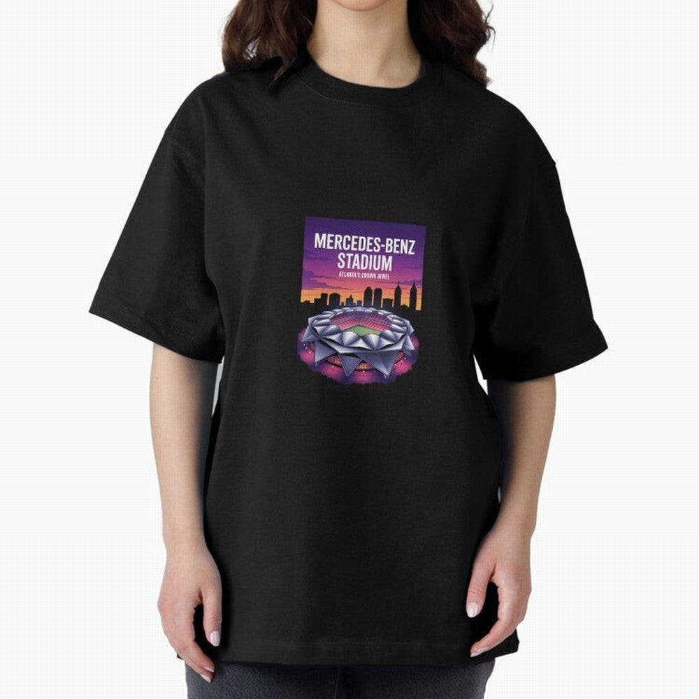 Atlanta Stadium Oversized T-Shirt Carry National Pride through FIFA World Cup 2026 USA Canada Mexico for Fans of Messi, CR7 and Mbappe and France and Portugal, Bringing Champion Mindset, Group Stage Buzz, Knockout Tension and Passionate Fan