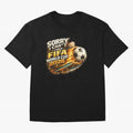 Soccer Addict Quote Design For Football Obsessed Fans Funny FIFA World Cup 2026 Oversized T-Shirt Capture Stadium Memories from Match Day Hype around FIFA World Cup 2026 USA Canada Mexico, Haaland and Mbappe, Argentina, France and Brazil, Champion