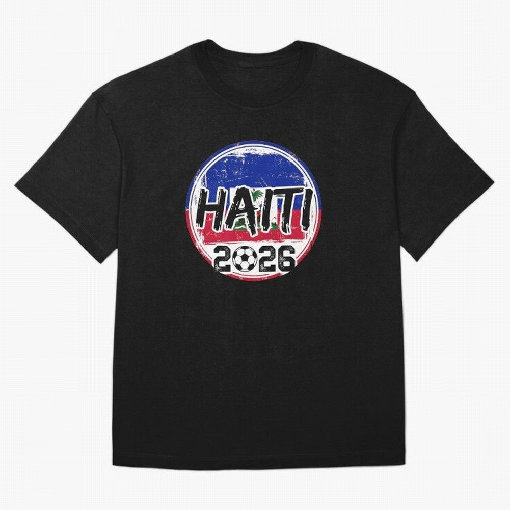 Haiti World Cup 2026 Soccer Fan Game Day T-Shirt_86605887 Oversized T-Shirt Create Match Day Hype around FIFA World Cup 2026, Messi, CR7 and Mbappe, Argentina and Brazil, Stadium Chants, National Pride, Trophy Dreams and Unforgettable Football