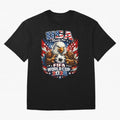 Soccer Pride Design For American Football Fans USA FIFA World Cup 2026 Oversized T-Shirt Feel the Roar of Match Day Hype around FIFA World Cup 2026 USA Canada Mexico, Haaland and Mbappe, Spain and Netherlands, Worldwide Fan Energy, Dramatic Goals,