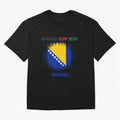BOSNIA WORLD CUP 2026 Oversized T-Shirt Make Every Kick Count in FIFA World Cup 2026 Filled with Cristiano Ronaldo, Haaland and CR7, Brazil Energy, Fan Favorite Moments, National Team Passion, Big Match Drama and Soccer History; Ideal for Fans Who