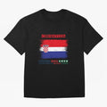 CROATIA WORLD CUP 2026 Oversized T-Shirt Back Your Heroes with the FIFA World Cup 2026 Journey through CR7 Highlights, Brazil, Portugal and Argentina Pride, Global Supporter Spirit, Legendary Goals, National Colors and Tournament Celebration; Great