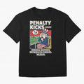 Penalty Kicks ¡ª WC2026 V2 Oversized T-Shirt Show Your Stadium Side during Match Day Hype around FIFA World Cup 2026, Messi, CR7 and Mbappe, England, France and Netherlands, Goal Celebration Energy, Supporter Heritage, Football Icons and Worldwide