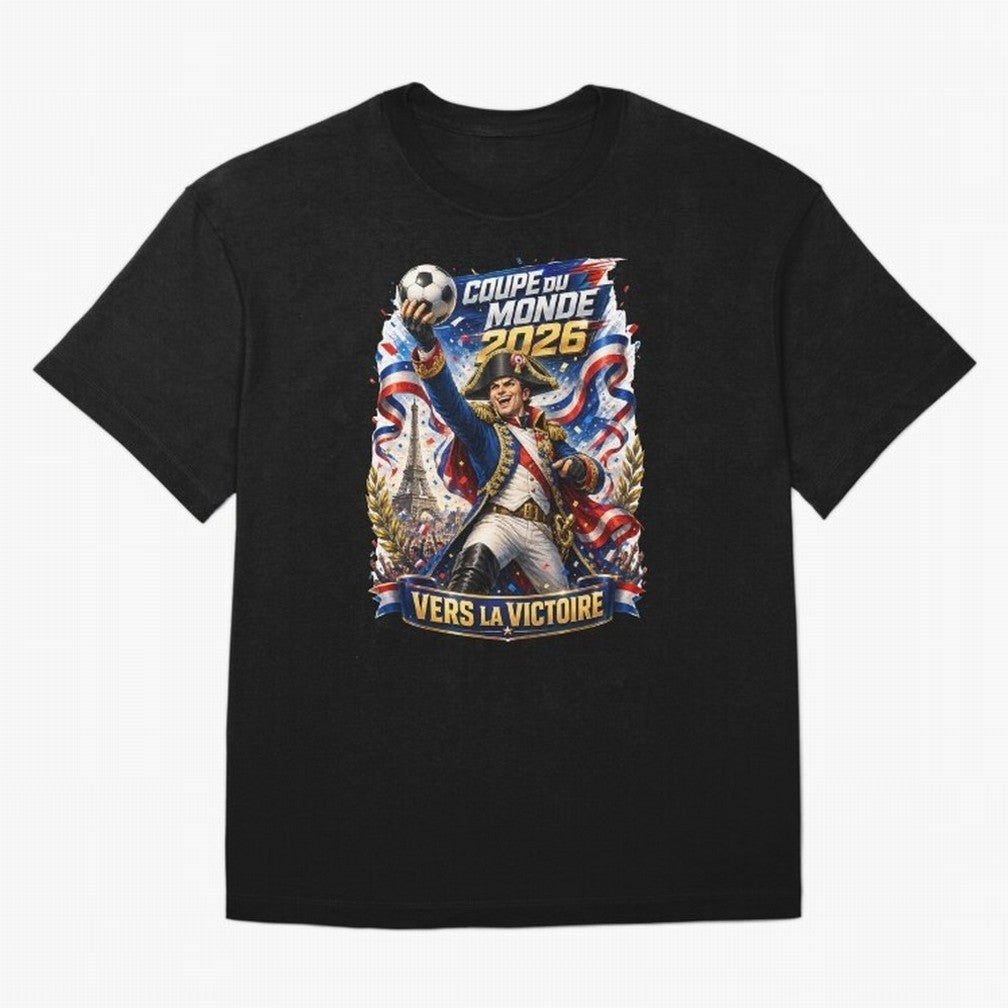 France World Cup 2026 Victory Oversized T-Shirt Celebrate the Road through the FIFA World Cup 2026 Journey through Mbappe Highlights, France Pride, Football History, Final Match Energy, Crowd Noise and Once in a Lifetime Moments; Ideal for Fans Who