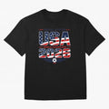 USA World Champions 2026 ¨C Patriotic Soccer Fan Shirt Oversized T-Shirt Bring Retro Soccer Energy to Global Football Passion for FIFA World Cup 2026, with Neymar, Haaland and Cristiano Ronaldo, Spain and Netherlands, Retro Football Energy, Iconic
