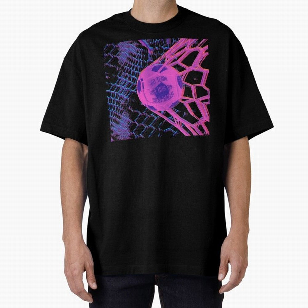 GO TEAM! Oversized T-Shirt Show Match Day Excitement for FIFA World Cup 2026 USA Canada Mexico Featuring Messi, CR7 and Mbappe, Portugal Energy, Soccer Culture, Superstar Moments, National Team Dreams and Competitive Fire; Great for Watch Parties,