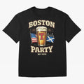 Boston T?Party Scotland Football WC 2026 Oversized T-Shirt Show Support during FIFA World Cup 2026 Spirit, Centered on France, Haaland and Mbappe, Stadium Memories, Football Loyalty, International Chants and Championship Tradition; Ideal for