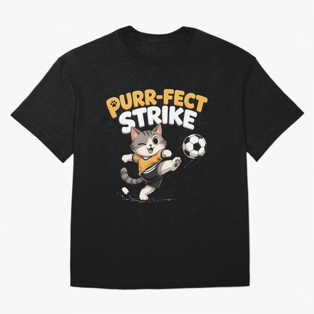 Purr-fect Strike Oversized T-Shirt Make the Season About the FIFA World Cup 2026 Group Stage Journey through Messi, CR7 and Mbappe Highlights, France Pride, Worldwide Fan Energy, Dramatic Goals, Stadium Lights and Championship Celebrations; Perfect