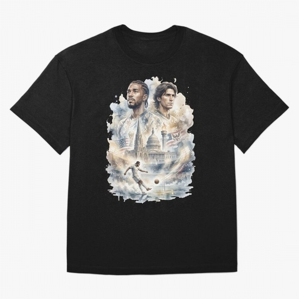 FIFA 2026 America Players Oversized T-Shirt Step into FIFA World Cup 2026 Group Stage for Fans of Haaland and Mbappe and Portugal, Bringing Classic Soccer Heritage, Championship Pressure, Fan Loyalty and International Pride; Made for Die Hard