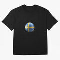 Sweden Football Oversized T-Shirt Celebrate FIFA World Cup 2026 USA Canada Mexico Highlighting CR7 and Messi, Portugal, Spain and Germany Energy, Supporter Pride, Iconic Celebrations, Legendary Names and Global Match Day Energy; Made for Die Hard