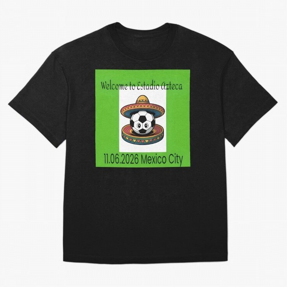 Welcome to Estadio Azteca Mexico City June 11, 2026 Oversized T-Shirt Bring Stadium Energy to FIFA World Cup 2026 for Fans of Cristiano Ronaldo and England, Bringing Football Passion, Legendary Performances, Festival Vibes and Supporter Community;