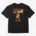 Spain Football World Cup 2026 - La Roja Stars Loading Oversized T-Shirt Share the FIFA World Cup 2026 USA Canada Mexico Journey through CR7 and Messi Highlights, Portugal, Spain and Germany Pride, Stadium Memories, Football Loyalty, International