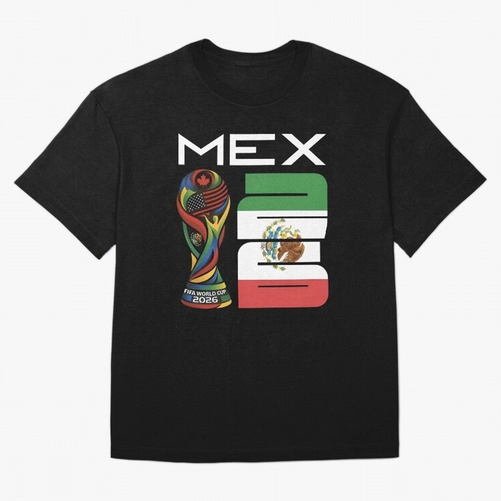 Mexico World Cup 2026 Host City Football Design Oversized T-Shirt Elevate FIFA World Cup 2026 USA Canada Mexico Spirit, Highlighting Brazil, Portugal and Argentina, Cristiano Ronaldo, Supporter Pride, Iconic Celebrations, Legendary Names and Global
