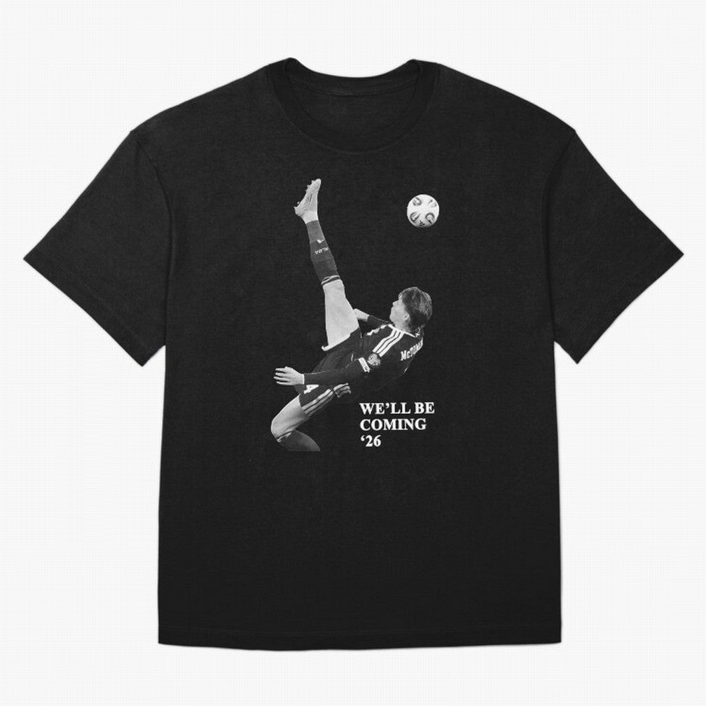 Scotland We'll Be Coming 26 WC Oversized T-Shirt Keep Football History Alive during Global Football Passion for FIFA World Cup 2026 USA Canada Mexico, Inspired by Cristiano Ronaldo, Haaland and CR7, Argentina, Football History, Final Match Energy,
