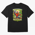 Brazil World Cup 2026 Macaw Fan Art Oversized T-Shirt Upgrade FIFA World Cup 2026 USA Canada Mexico Capturing Haaland and Mbappe, Spain and Netherlands Energy, Retro Football Energy, Iconic Rivalries, Trophy Chase Drama and Stadium Atmosphere;
