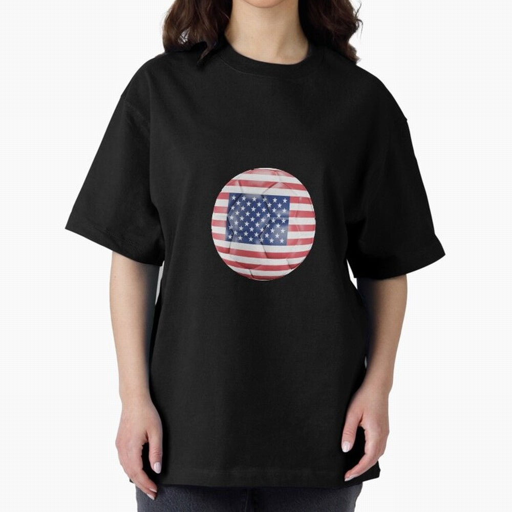 United States Soccer Oversized T-Shirt Mark Match Day Hype around FIFA World Cup 2026 Group Stage, Haaland, Argentina and Brazil, Vintage Soccer Flavor, Modern Football Stars, National Flags and Final Night Emotion; Made for Die Hard Supporters,