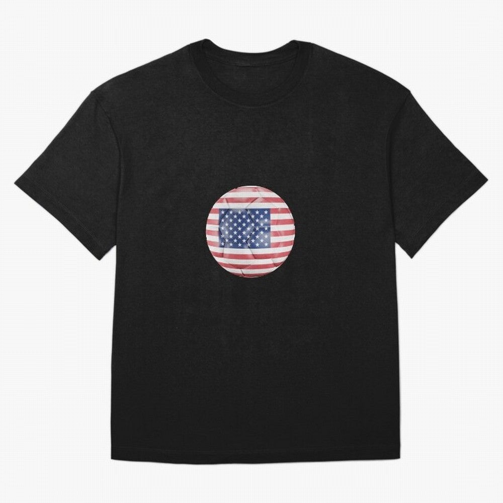 United States Soccer Oversized T-Shirt Mark Match Day Hype around FIFA World Cup 2026 Group Stage, Haaland, Argentina and Brazil, Vintage Soccer Flavor, Modern Football Stars, National Flags and Final Night Emotion; Made for Die Hard Supporters,