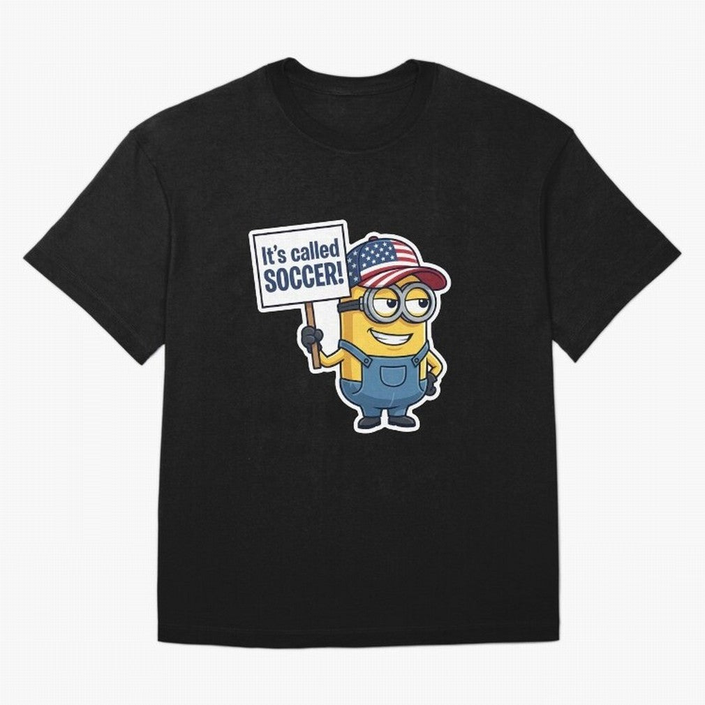 It's Called Soccer! - Funny US Football Meme (Soccer v Football) v1 Oversized T-Shirt Join Supporters Worldwide for FIFA World Cup 2026 Group Stage for Fans of Mbappe and Neymar and England, France and Netherlands, Bringing Champion Mindset, Group
