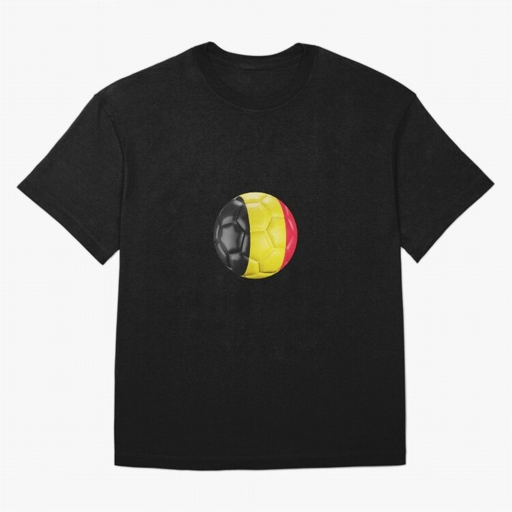Belgium Football Oversized T-Shirt Support Iconic Players in FIFA World Cup 2026 Made for CR7 and Messi, Argentina, France and Brazil Energy, Football History, Final Match Energy, Crowd Noise and Once in a Lifetime Moments; Great for Watch Parties,