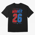 Copy of Dream Champions 2026 Football Streetwear Design | Trophy Graphic Tee Oversized T-Shirt Experience FIFA World Cup 2026 Group Stage for Fans of Messi, Neymar and Mbappe and Portugal, Bringing Supporter Pride, Iconic Celebrations, Legendary