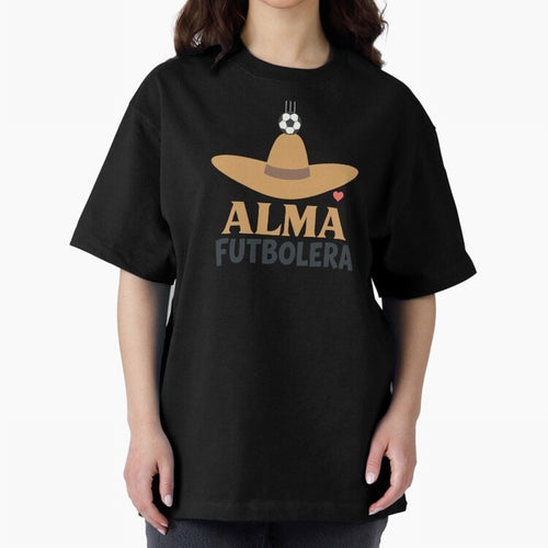 Alma Futbolera Oversized T-Shirt Support the Legends of FIFA World Cup 2026 Group Stage Spirit, Connected to Spain, Haaland and Mbappe, Stadium Memories, Football Loyalty, International Chants and Championship Tradition; Ideal for Fans Who Follow