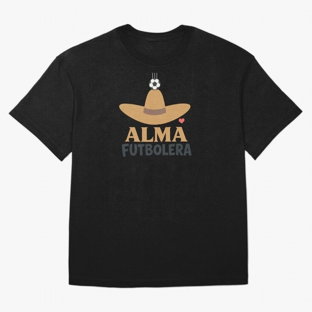 Alma Futbolera Oversized T-Shirt Support the Legends of FIFA World Cup 2026 Group Stage Spirit, Connected to Spain, Haaland and Mbappe, Stadium Memories, Football Loyalty, International Chants and Championship Tradition; Ideal for Fans Who Follow