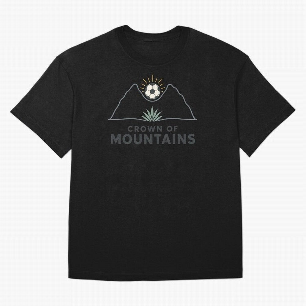 Crown of Mountains Oversized T-Shirt Support the FIFA World Cup 2026 Journey through CR7 Highlights, Netherlands Pride, Championship Spirit, Famous Goals, Roaring Crowds and International Football Unity; Made for Die Hard Supporters, Soccer Lovers,