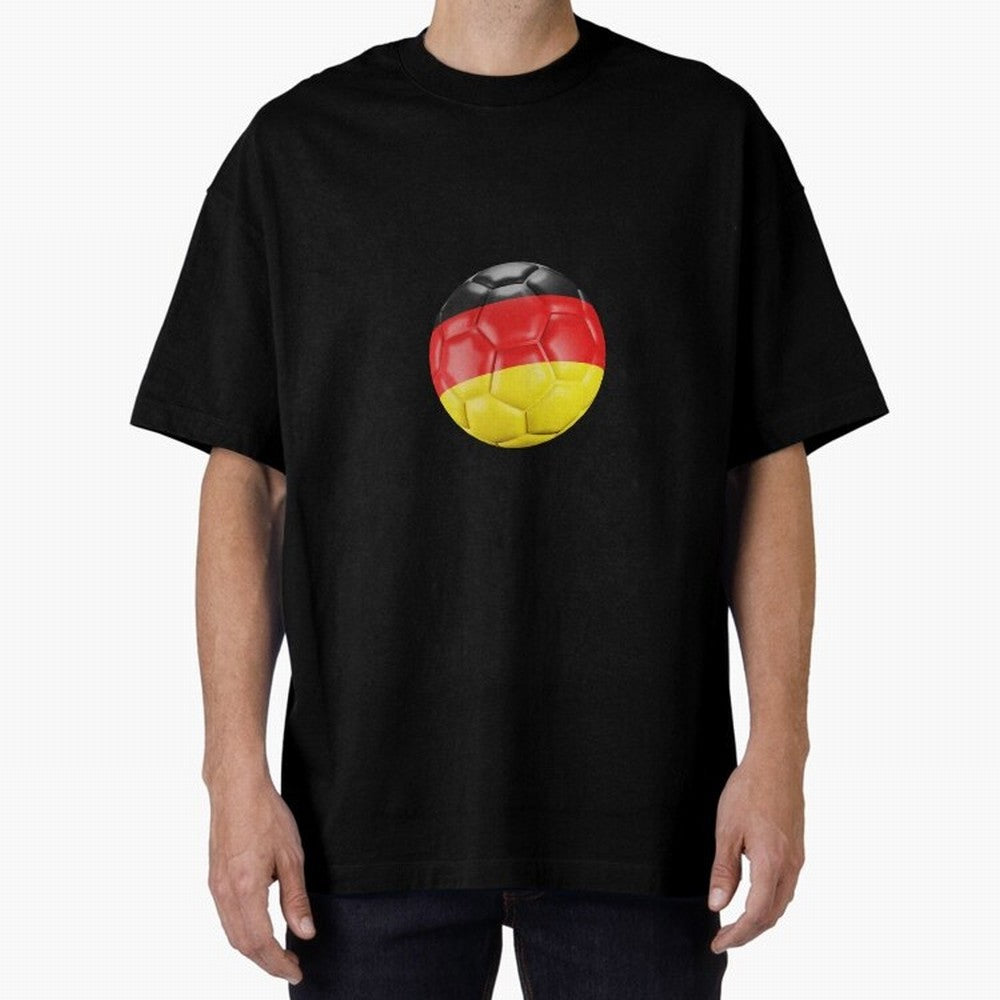 Germany Oversized T-Shirt Celebrate Soccer Greatness during FIFA World Cup 2026 Group Stage Spirit, Built around Portugal, Spain and Germany, Cristiano Ronaldo, Retro Football Energy, Iconic Rivalries, Trophy Chase Drama and Stadium Atmosphere;