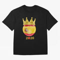 Spain Football Champion Crown 2026 Oversized T-Shirt Bring Match Day Fire to FIFA World Cup 2026 USA Canada Mexico for Fans of Cristiano Ronaldo and Spain, Bringing Football Festival Excitement, Trophy Ambitions, Country Rivalries and Star Player