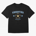 Argentina 2026 ¡ª Vintage Soccer Tee Oversized T-Shirt Create Global Football Passion for FIFA World Cup 2026 Group Stage, Driven by Cristiano Ronaldo, Haaland and CR7, Portugal, Spain and Germany, Sports Nostalgia, International Competition,