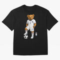 England Soccer Bear World Cup Teddy Bear Oversized T-Shirt Show Your Tournament Heart for the FIFA World Cup 2026 Group Stage Journey through Messi Highlights, Spain and Netherlands Pride, Game Day Rituals, Football Legends, Country Pride and the