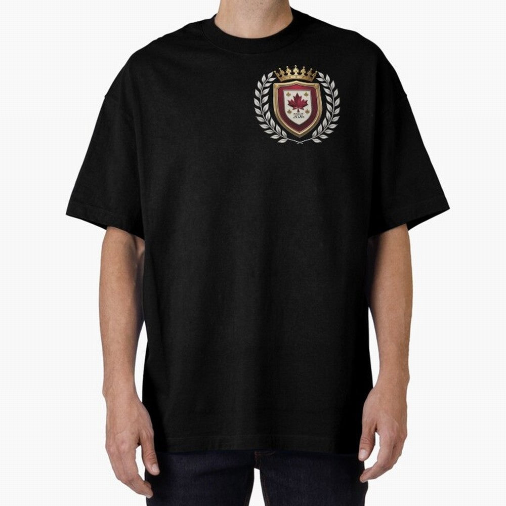 Canada World Cup 2026 Oversized T-Shirt Join the Countdown to FIFA World Cup 2026 for Fans of Neymar, Haaland and Cristiano Ronaldo and Netherlands, Bringing Goal Celebration Energy, Supporter Heritage, Football Icons and Worldwide Tournament Joy;