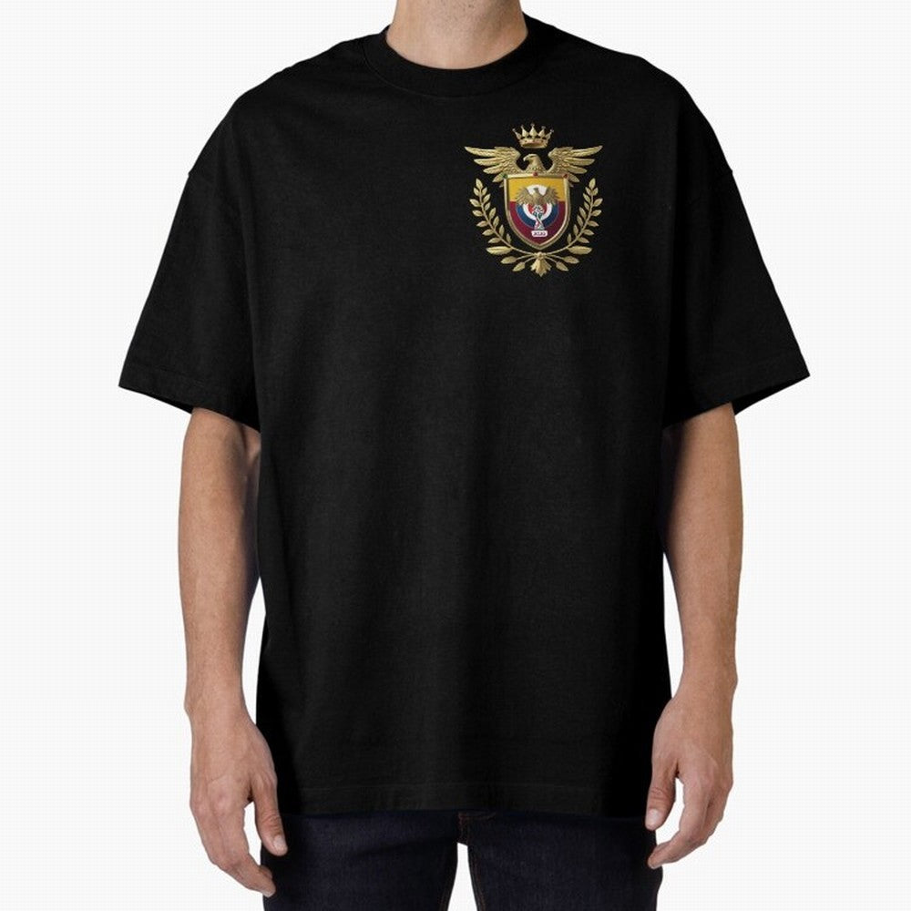 Colombia World Cup 2026 Oversized T-Shirt Make Memories around FIFA World Cup 2026 USA Canada Mexico Spirit, Driven by Portugal, Spain and Germany, Mbappe and Neymar, Championship Spirit, Famous Goals, Roaring Crowds and International Football