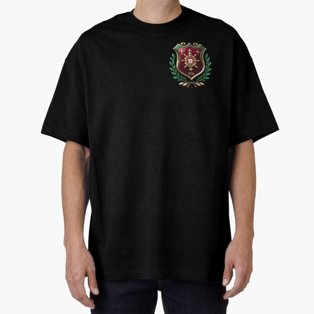 Portugal World Cup 2026 Oversized T-Shirt Create FIFA World Cup 2026 USA Canada Mexico Built around Haaland, England, France and Netherlands Energy, Football History, Final Match Energy, Crowd Noise and Once in a Lifetime Moments; Perfect for
