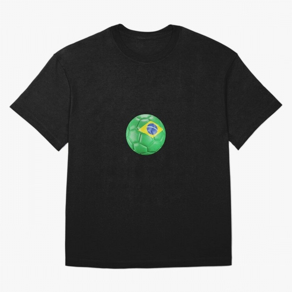 Brazil Oversized T-Shirt Back the Journey through FIFA World Cup 2026 Group Stage Spirit, Made for Brazil, Cristiano Ronaldo, Sports Nostalgia, International Competition, Famous Players and Unforgettable Victories; Perfect for People Who Love
