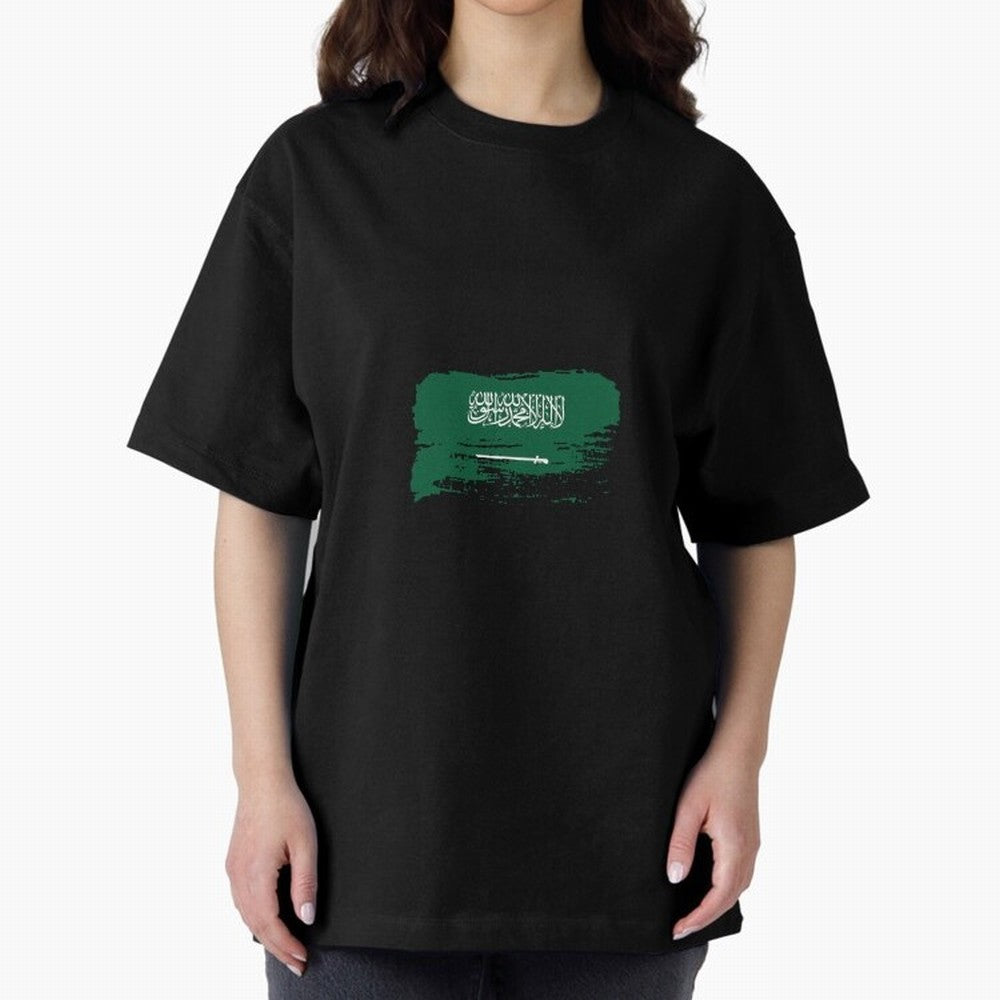 Saudi Arabia Oversized T-Shirt Feel the Roar of Match Day Hype around FIFA World Cup 2026 USA Canada Mexico, Messi, Brazil, Portugal and Argentina, Game Day Rituals, Football Legends, Country Pride and the Road to the Final; Ideal for Passionate
