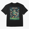FIFA World Cup Mexico Oversized T-Shirt Bring a Champion Mindset to Global Football Passion for FIFA World Cup 2026 USA Canada Mexico, Highlighting CR7, France and Portugal, Supporter Pride, Iconic Celebrations, Legendary Names and Global Match Day