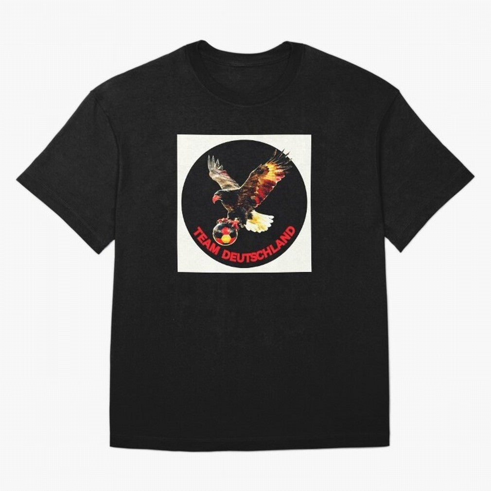 Eagle motif TEAM Germany Oversized T-Shirt Represent Match Day Hype around FIFA World Cup 2026, Neymar, Portugal, Champion Mindset, Group Stage Buzz, Knockout Tension and Passionate Fan Culture; Ideal for Passionate Fans Who Love Underdog Stories,